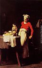 Claude Joseph Bail The Cook and the Pug painting